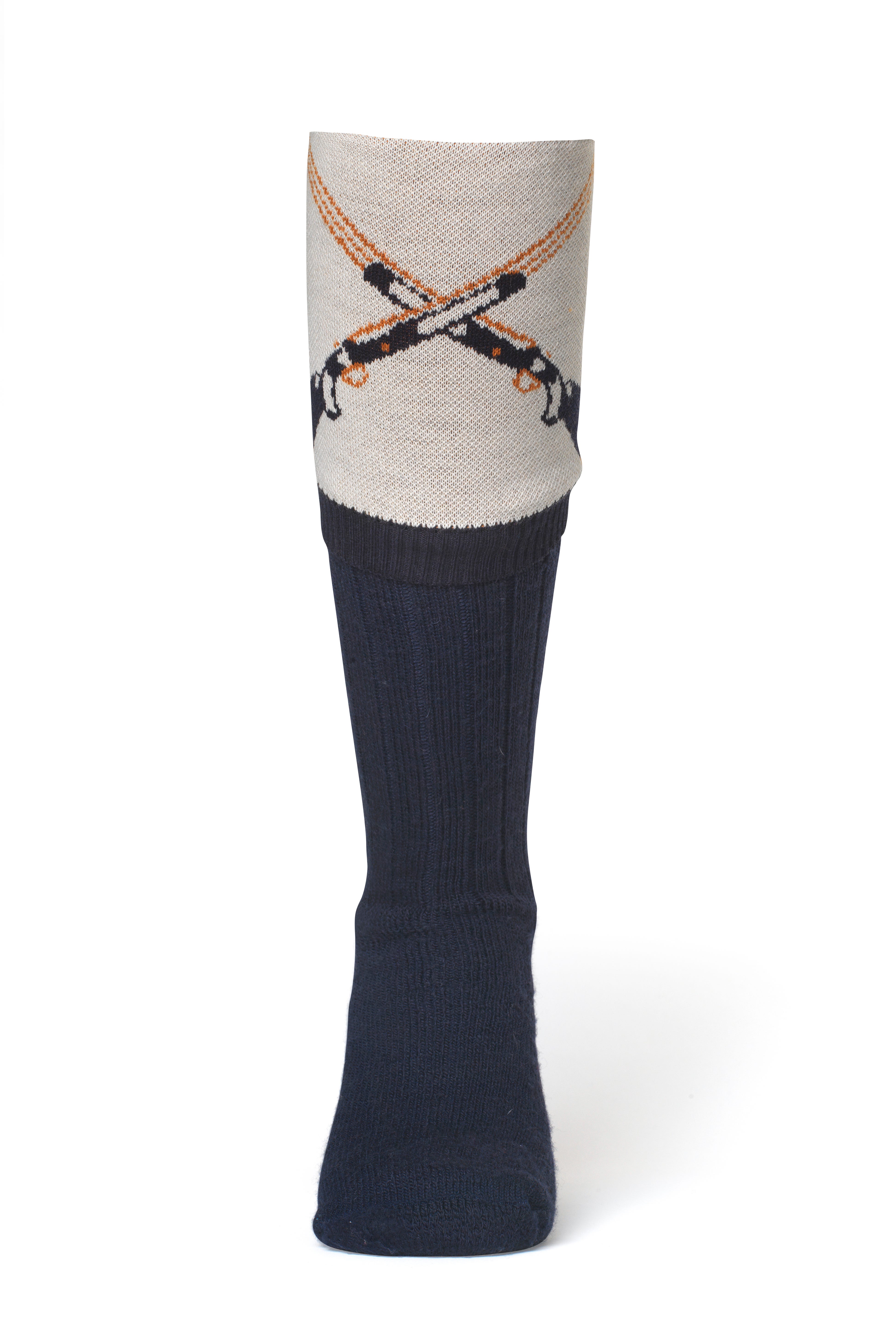 Waring Brooke Crossed Gun Socks image 1